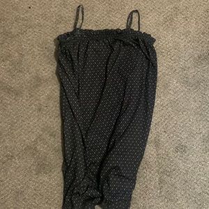 Medium, black diamond sack dress